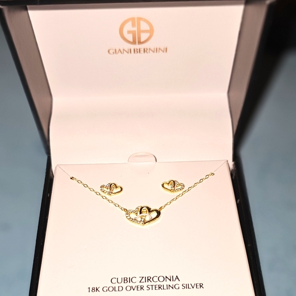 Giani Bernini 2-Pc. Double heart matching set, NWT. - Picture 1 of 7